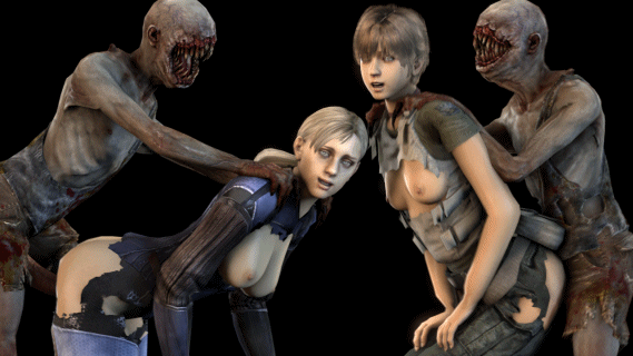 Jill Valentine & Rebecca Chambers (Resident Evil Porn)