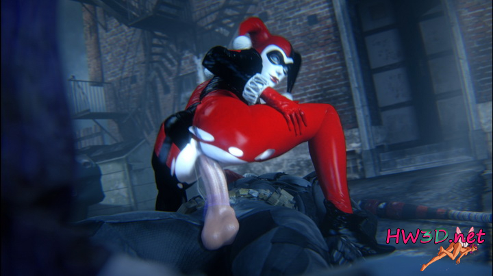 Harley squat on batman 1080p Video